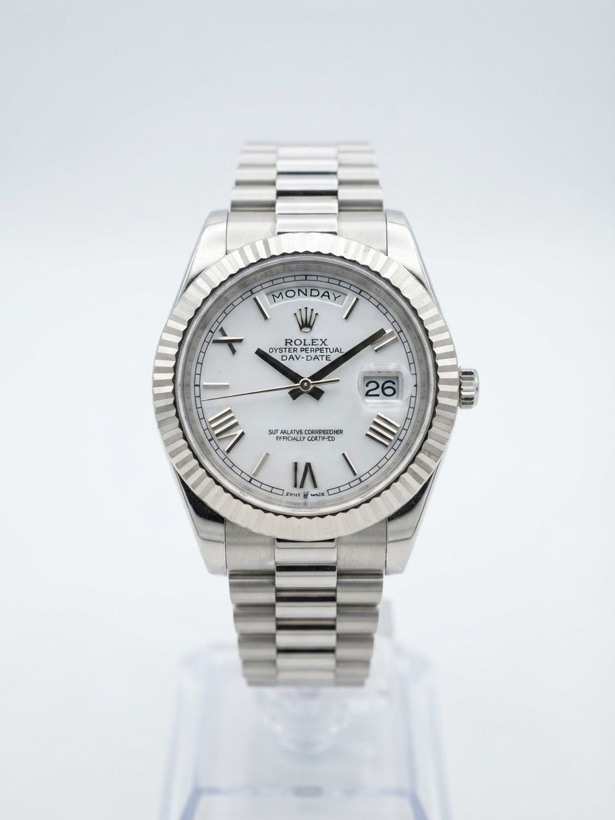 Rolex Day-Date 40 in Weiß